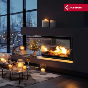 Narożny kominek kratki MBM Prawy BS z czarną ceramiką dostępny w sklepie Kominko – nowoczesne i stylowe rozwiązanie do Twojego salonu. Model Lewy BS wyróżnia się eleganckim designem, wysoką wydajnością i funkcjonalnością.
