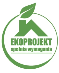 Logo Ekoprojekt wydawany do wszystkich nowoczesnych i ekologicznych kominków