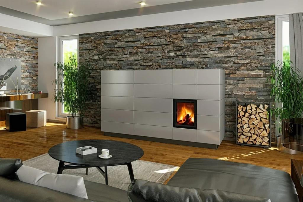 Nowoczesny kominek akumulacyjny w radomiu