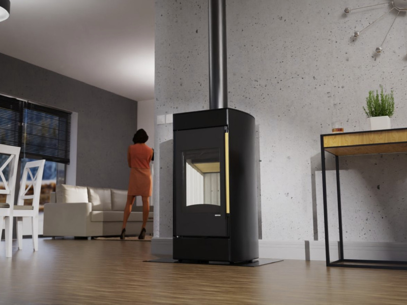Defro Home Hydrofire kominek wolnostojący z płaszczem wodnym