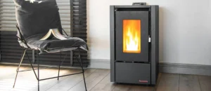 Mały i tani piecyk na pellet z pełną automatyką. Moc 6 kw ogrzeje 70m2