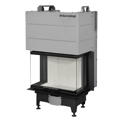 Trzy szybowy kominek z drzwiczkami otwieranymi do góry dostępny w kominko radom